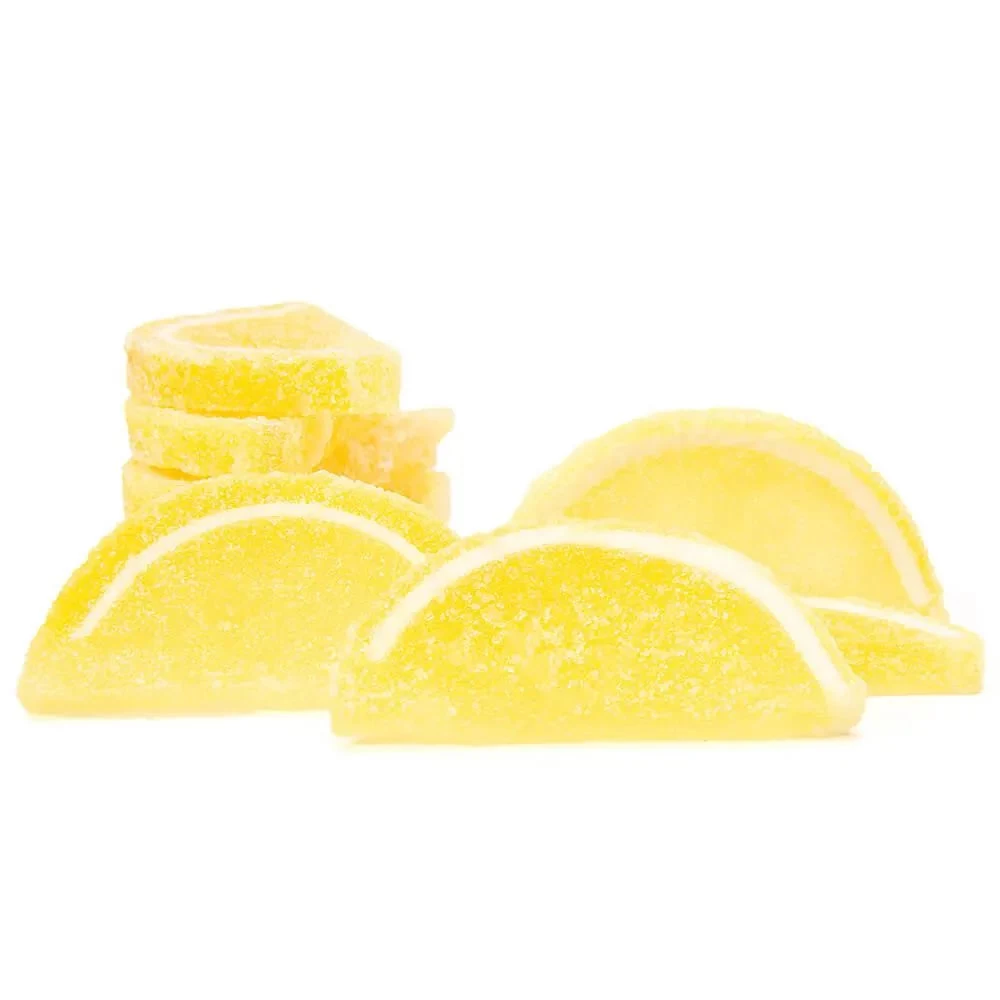 Albanese Candy Fruit Jell Slices - Lemon: 5LB Box