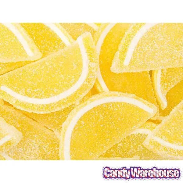 Albanese Candy Fruit Jell Slices - Lemon: 5LB Box - Image 2