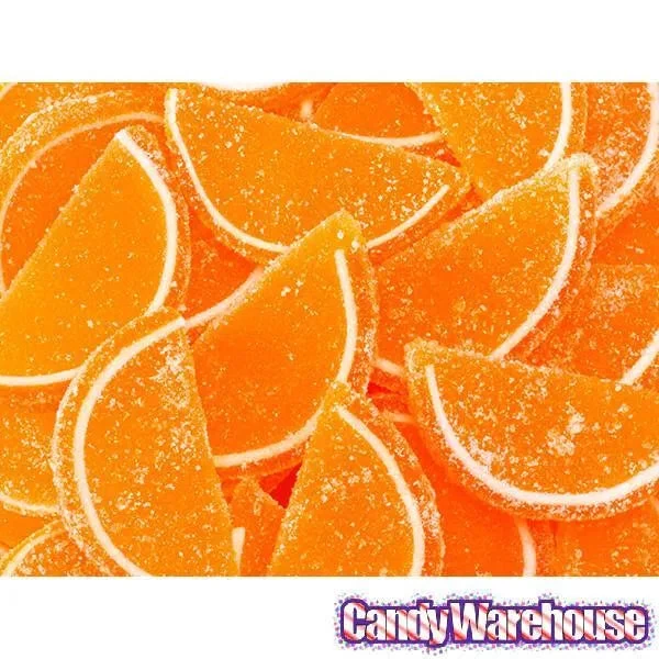Albanese Candy Fruit Jell Slices - Orange: 5LB Box - Image 3