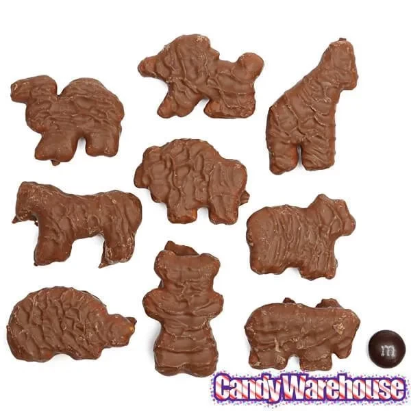 Albanese Milk Chocolate Covered Animal Crackers Candy: 2LB Bag - Image 2