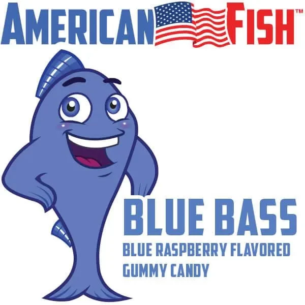 American Fish Chewy Candy - Blue: 16-Ounce Bag - Image 6