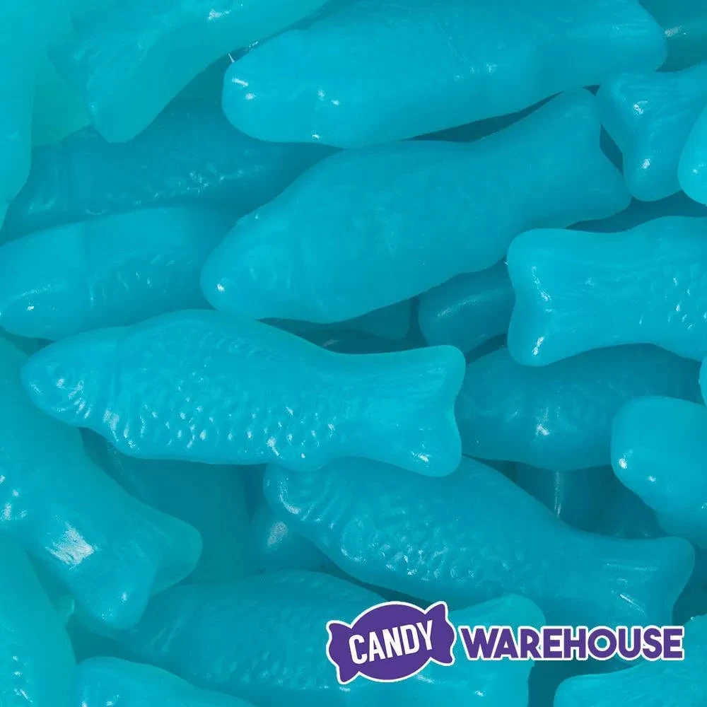 American Fish Chewy Candy - Blue: 5LB Bag - Image 4