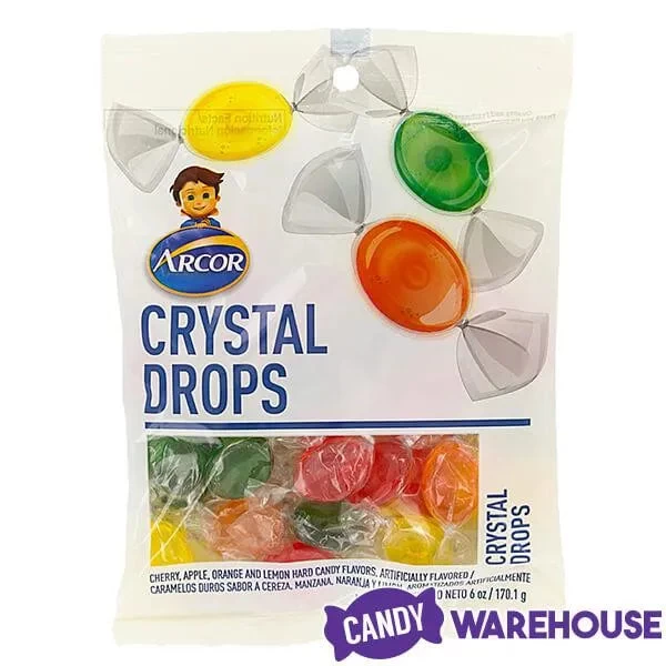 Arcor Crystal Fruit Drops Hard Candy: 6-Ounce Bag - Image 2