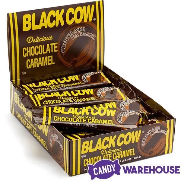 Black Cow Chocolate Caramel Candy Bars: 24-Piece Box - Image 2