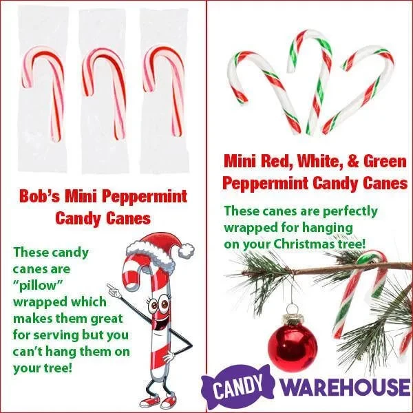 Brach's Peppermint Mini Candy Canes: 500-Piece Tub - Image 4