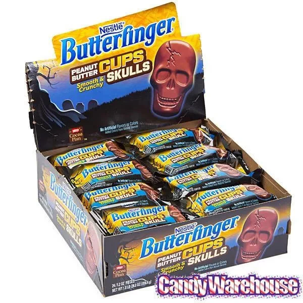 Butterfinger Peanut Butter Cups Skulls: 10.8-Ounce Bag - Image 4