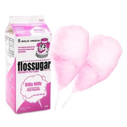 Cotton Candy Floss Sugar - Pink Vanilla: Half Gallon Carton
