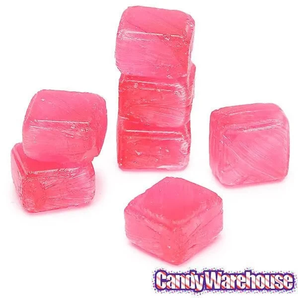 Cubes Hard Candy - Strawberry: 3LB Bag - Image 2