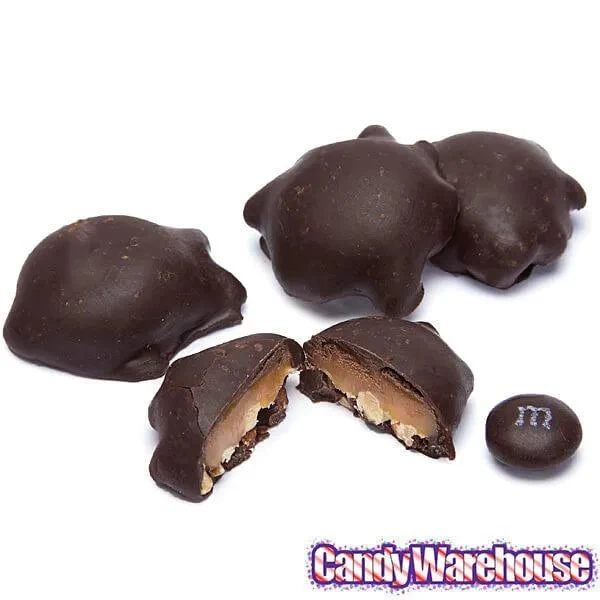 DeMet's Turtles Minis Caramel Nut Cluster Chocolates - Dark Almond: 5-Ounce Bag - Image 3