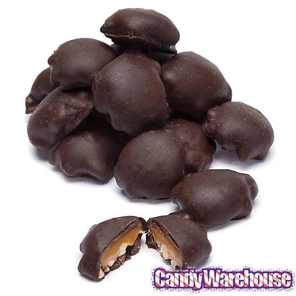 DeMet's Turtles Minis Caramel Nut Cluster Chocolates - Dark Almond: 5-Ounce Bag - Image 4