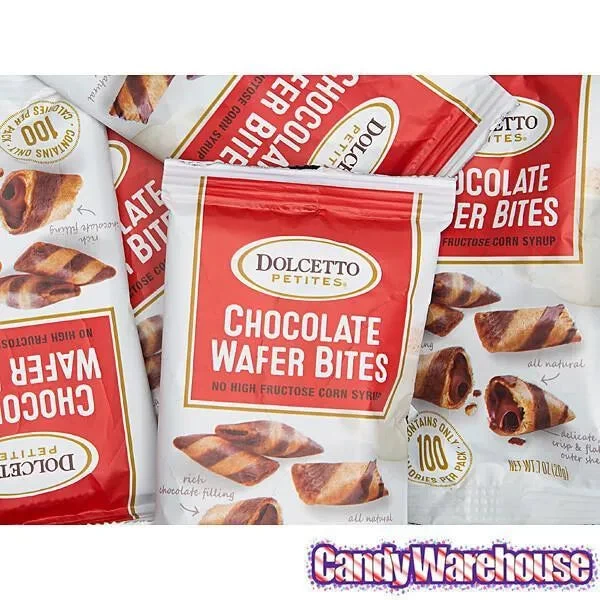 Dolcetto Chocolate-Filled Cookie Bites Packs: 24-Piece Display - Image 4