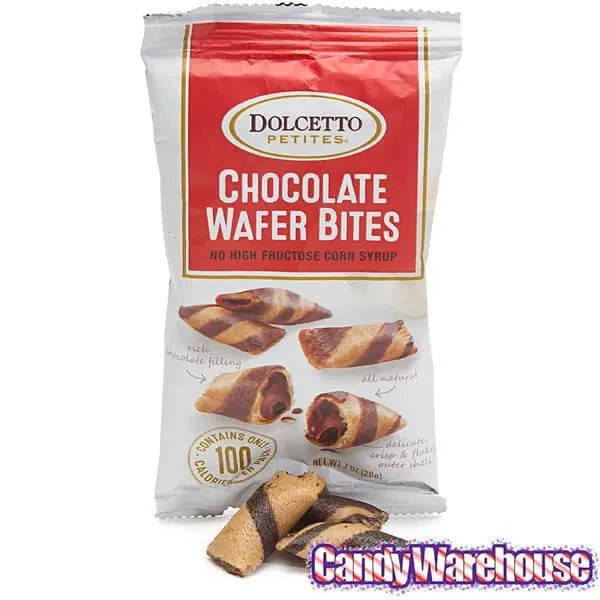 Dolcetto Chocolate-Filled Cookie Bites Packs: 24-Piece Display - Image 6