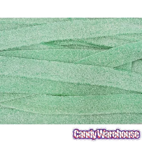 Dorval Sour Power Belts Candy - Green Apple: 150-Piece Tub - Image 2