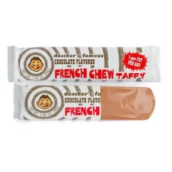 Doscher's French Chew Taffy Bars - Chocolate: 24-Piece Box