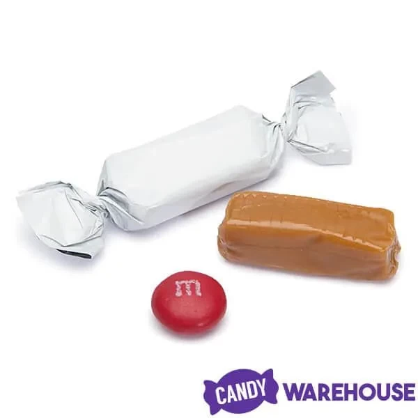 Foiled Caramel Candy - White: 180-Piece Bag - Image 2