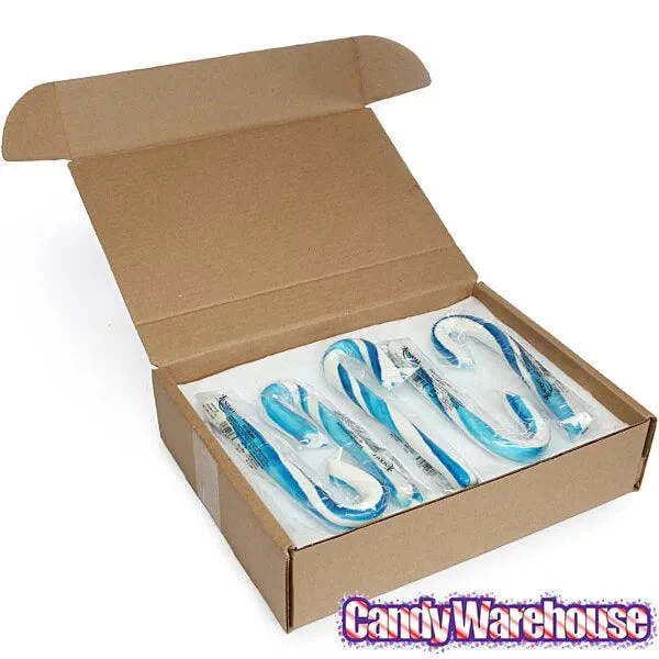Giant 2-Ounce Blueberry Candy Canes: 12-Piece Box - Image 2