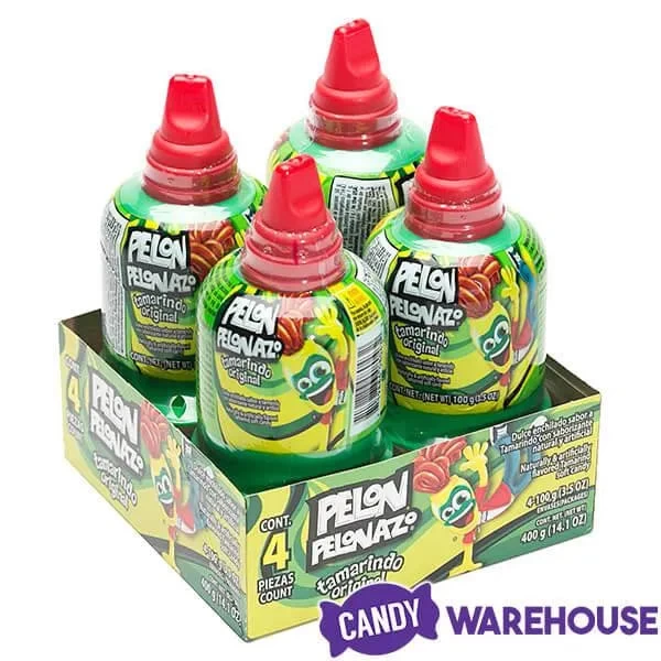 Giant Pelon Pelonazo Tamarind Candy Dispensers: 4-Piece Display - Image 5