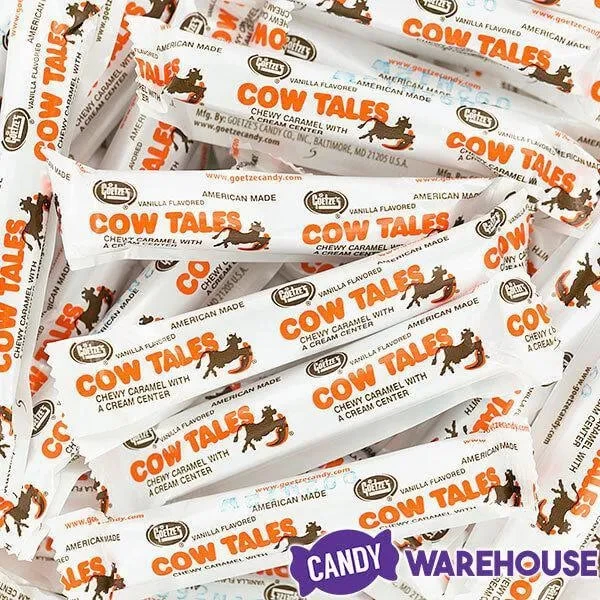 Goetze's Mini Cow Tales Caramel & Cream Sticks: 90-Piece Tub - Image 2