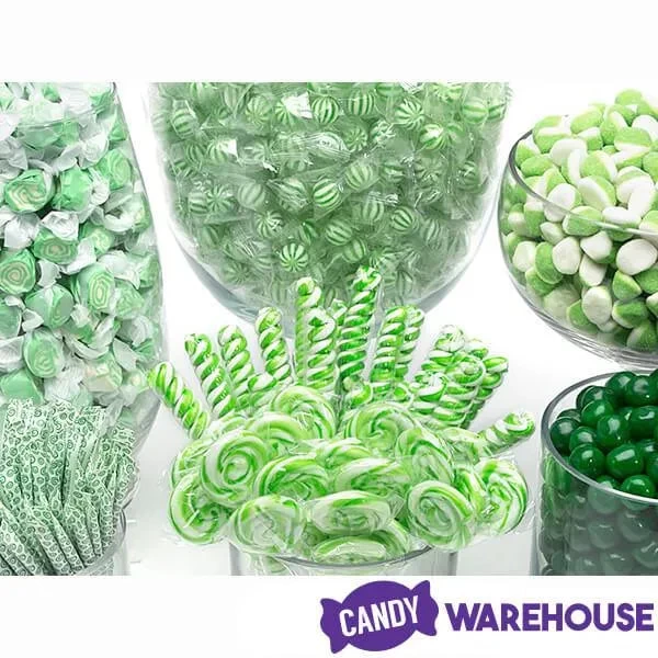 Green Candy Bar Table Assortment - Image 2