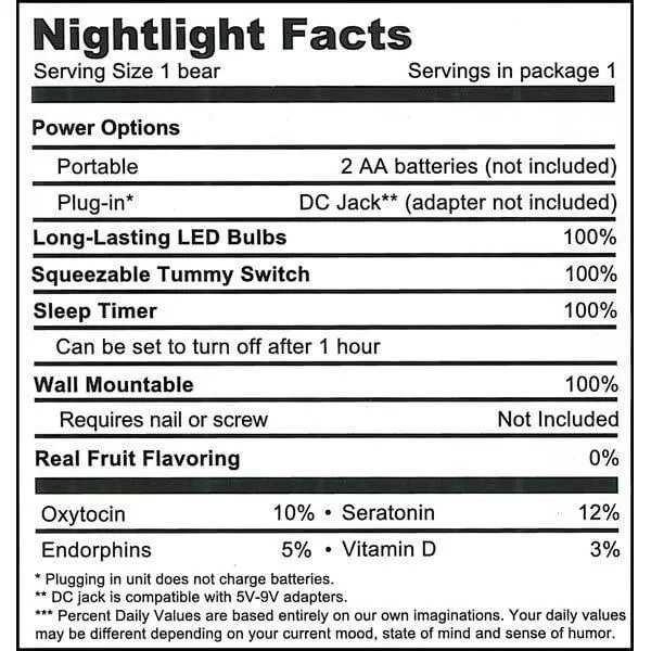 Gummy Bear Night Light - Red - Image 2