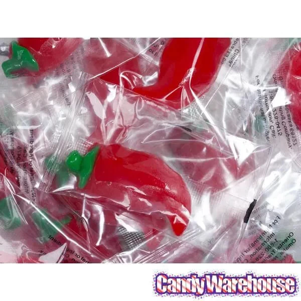 Gummy Chili Peppers Candy: 45-Piece Bag - Image 2