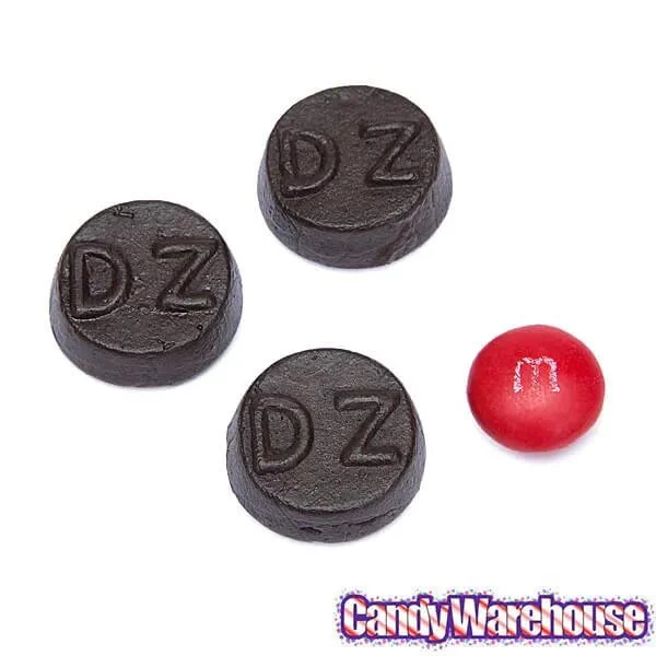 Gustaf's Double Salt Black Licorice Buttons: 1KG Bag - Image 2