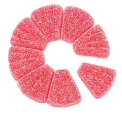 Gustaf's Gummy Pink Grapefruit Slices: 1KG Bag
