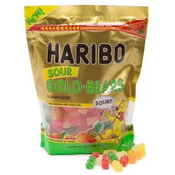 Haribo Gold-Bears Sour Gummy Bears Candy: 1.6LB Bag
