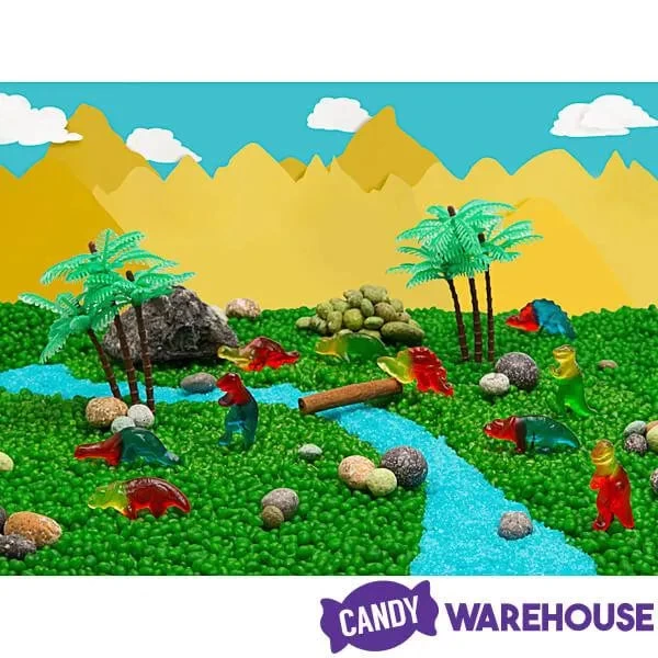 Haribo Gummy Dinosaurs Candy: 100-Piece Jar - Image 2