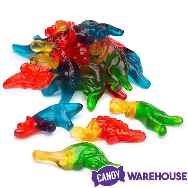 Haribo Gummy Dinosaurs Candy: 100-Piece Jar - Image 5
