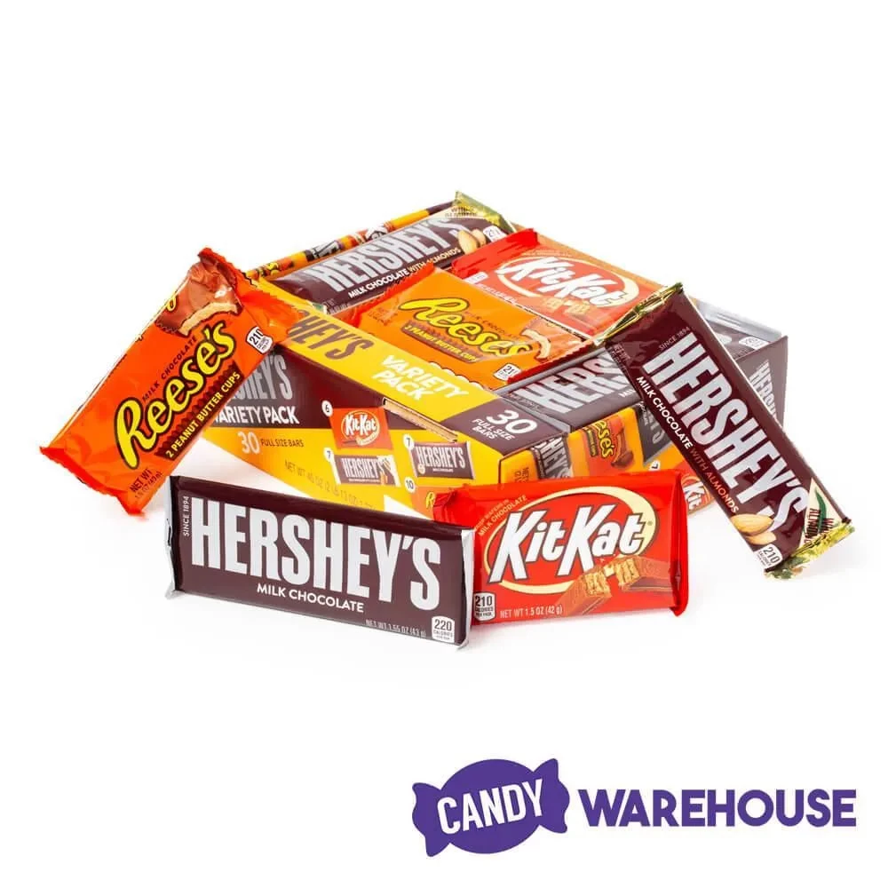 Hershey's Candy Bars: 30-Piece Variety Pack - Image 2