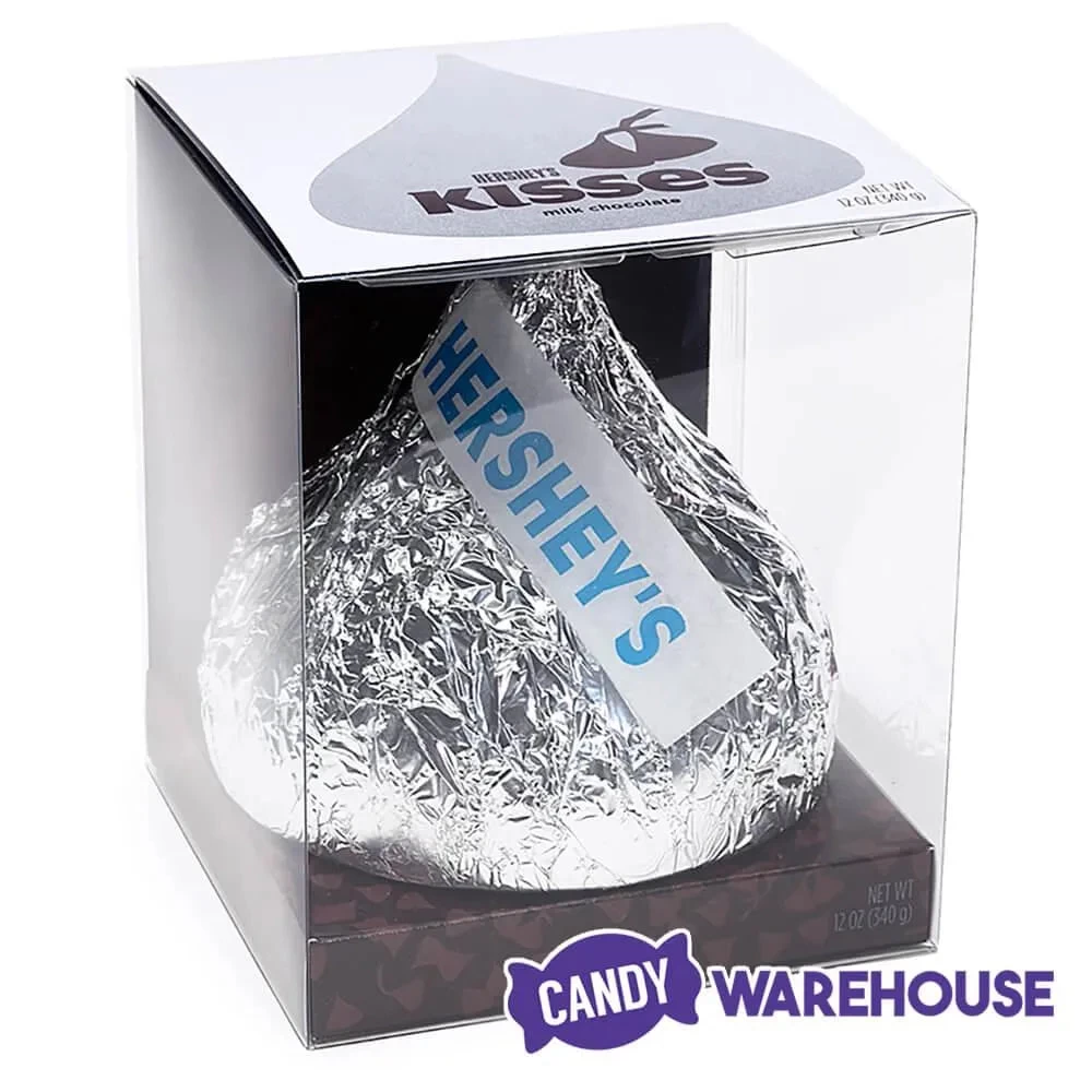 Hershey's Giant KISS Hollow Milk Chocolate: 12-Ounce Gift Box - Image 2