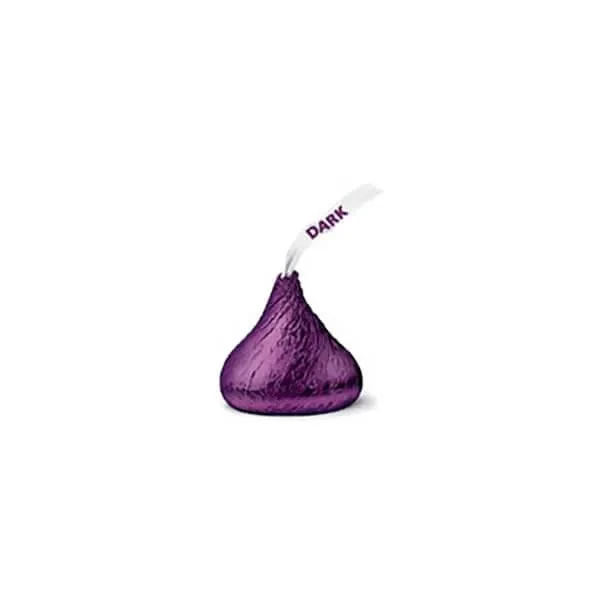 Hershey's Kisses Purple Foiled Dark Chocolate Candy: 1LB Bag - Image 3