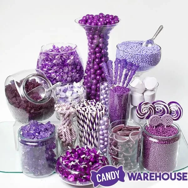 Hershey's Kisses Purple Foiled Dark Chocolate Candy: 1LB Bag - Image 4