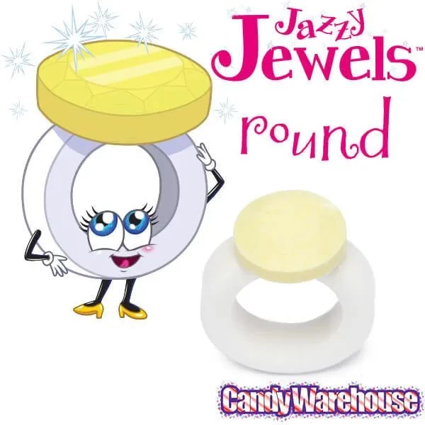 Jazzy Jewels Candy Rings: 30-Piece Jar - Image 2