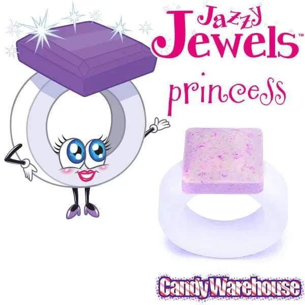 Jazzy Jewels Candy Rings: 30-Piece Jar - Image 3
