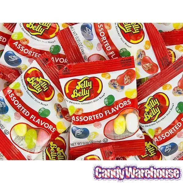 Jelly Belly Assorted Flavors Jelly Beans Mini Packets: 80-Piece Box - Image 2