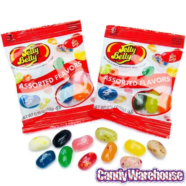 Jelly Belly Assorted Flavors Jelly Beans Mini Packets: 80-Piece Box - Image 5