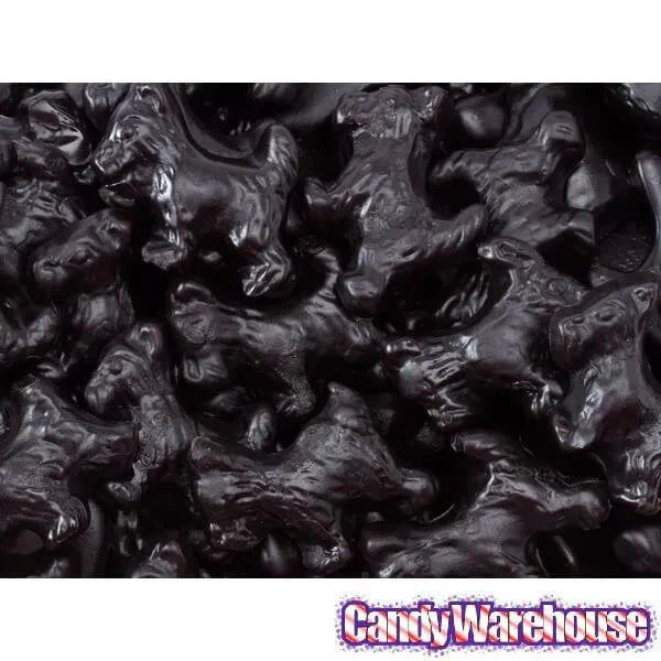 Jelly Belly Licorice Scottie Dogs - Black: 5LB Bag - Image 2