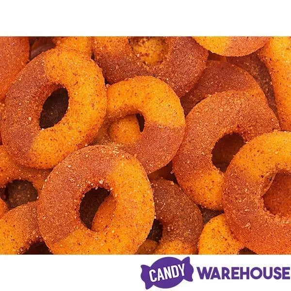Jovy Crazy Gummy Rings Chamoy Candy - Peach: 5LB Bag - Image 4