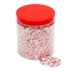 King Leo Crushed Peppermint Candy Cane Bits: 1LB Jar
