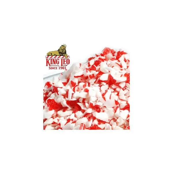 King Leo Crushed Peppermint Candy Cane Bits: 5LB Bag - Image 2