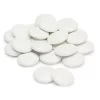 Koppers White Mint Dark Chocolate Discs: 5LB Bag