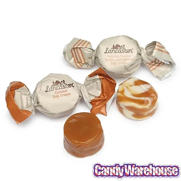 Lancaster Soft Cremes - Caramel And Vanilla - Caramel Candy Packs: 2-Piece Gift Box - Image 5