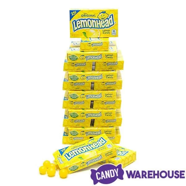 Lemonhead Candy Mini Packs: 24-Piece Box - Image 2