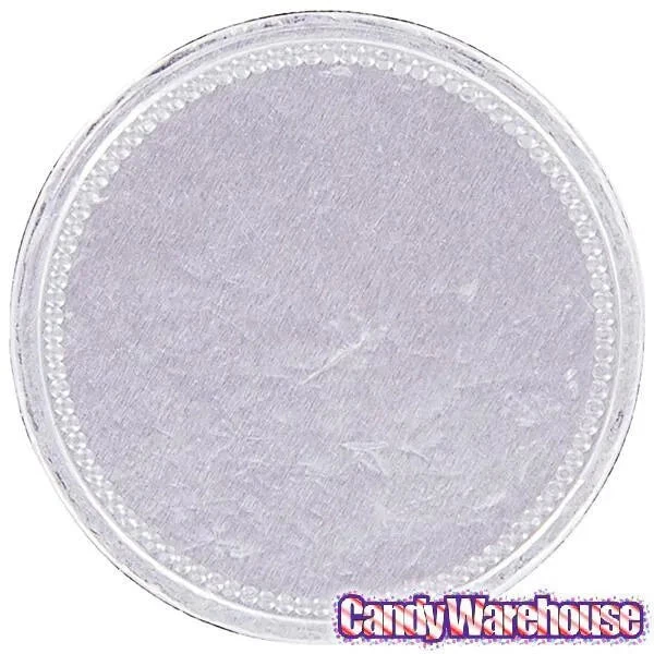 Madelaine Silver Foiled Milk Chocolate Coins - Blank: 5LB Bag - Image 2
