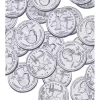 Madelaine Silver State Quarters Foiled Milk Chocolate Coins: 5LB Bag