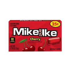 Mike And Ike Cherry Candy Mini Packs: 24-Piece Box