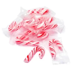 Mini Candy Canes - Red And White: 100-Piece Tub