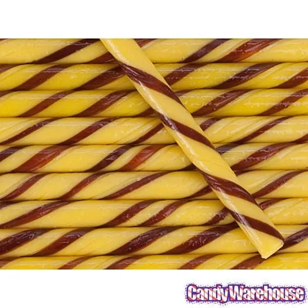 Old Fashioned Hard Candy Sticks - Banana: 80-Piece Box - Image 3